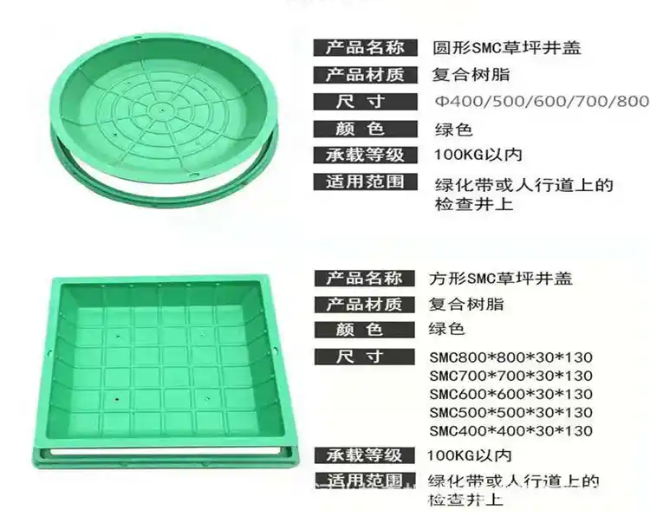 满洲里树脂复合种植井盖展示